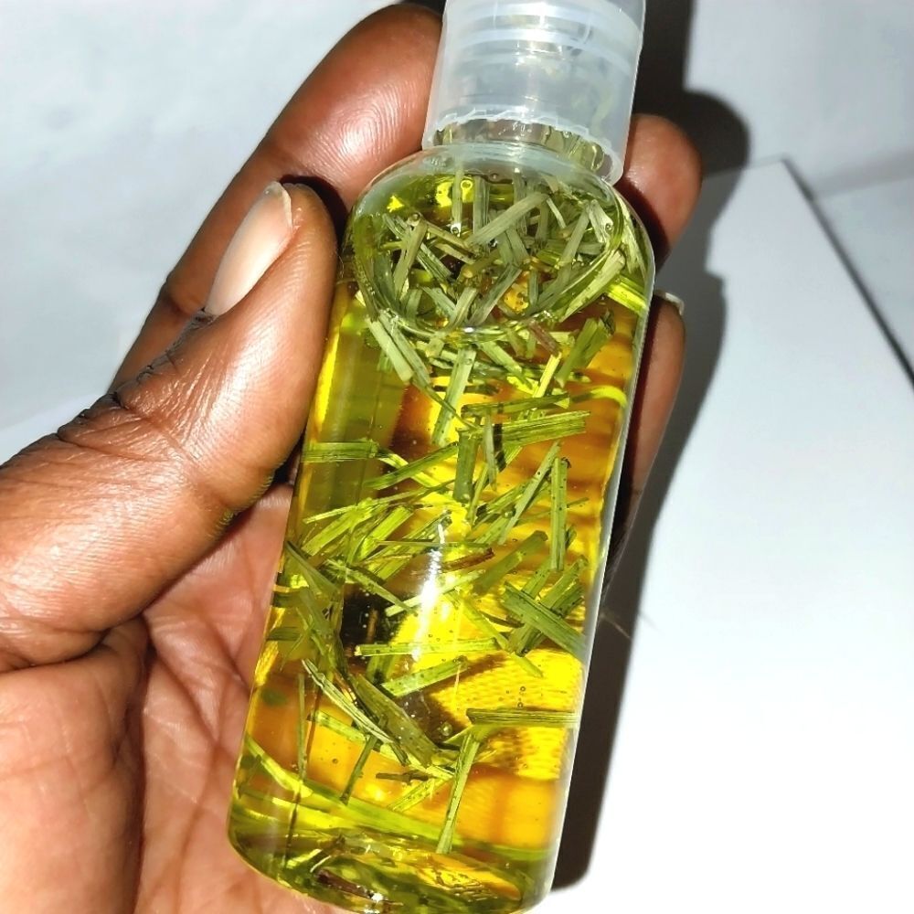 Hand crafted organic Lemongrass herbal body glaze